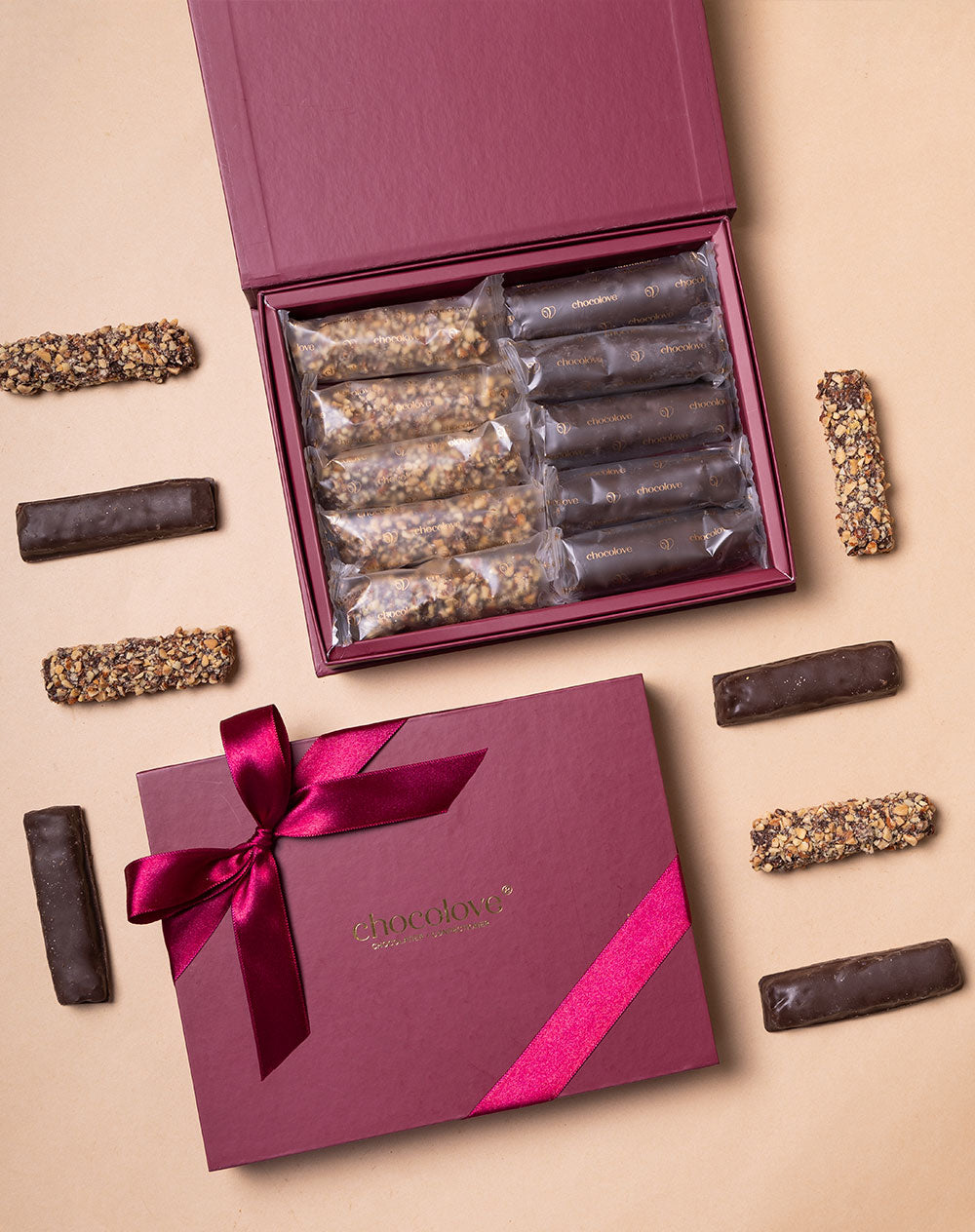 Almond Rocca Gift Box Almond Rocca & Fingers Box – Chocolove